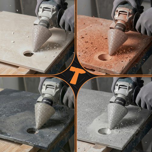 Diamantkonisk Hålsåg för Kakel och Natursten 2–35 mm