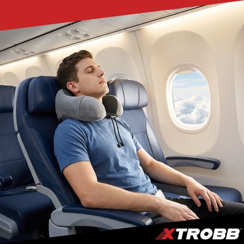 Resekudde 4-i-1 med minnesskum och tillbehör