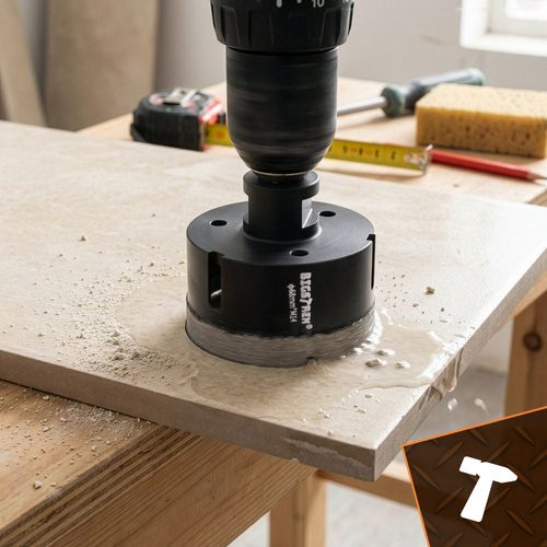 Professionellt Diamantborrsats för Keramik och Betong 6–68 mm – M14