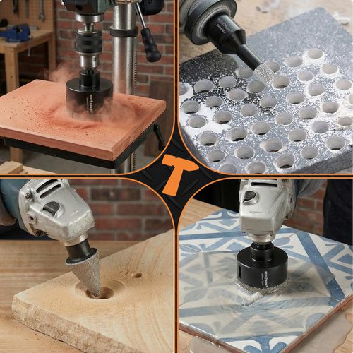 Professionellt Diamantborrsats för Keramik och Betong 6–68 mm – M14