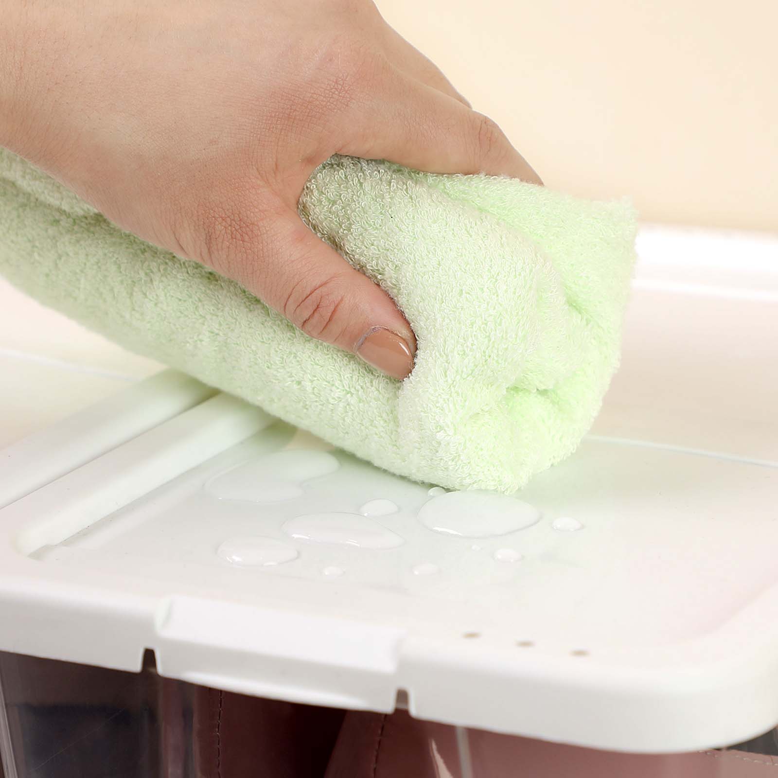 Transparenta förvaringslådor med lock, 12-pack – för skor & småförvaring