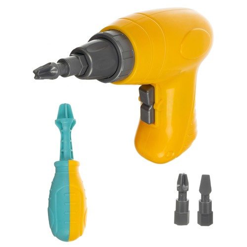 4-i-1 leksaker Byggblock Dinosaurier vridningsset + skruvmejsel