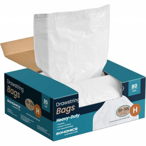 Soppåsar Med Drag 30 L Heavy Duty, - 80 st