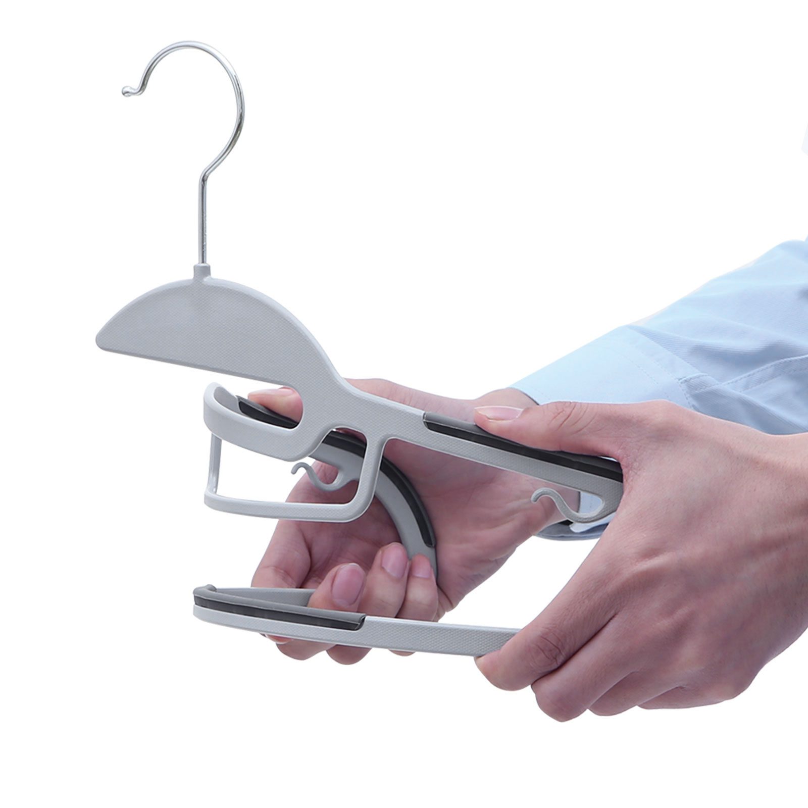 Halkfria galgar med gummibeläggning, 50-pack, S-formad öppning