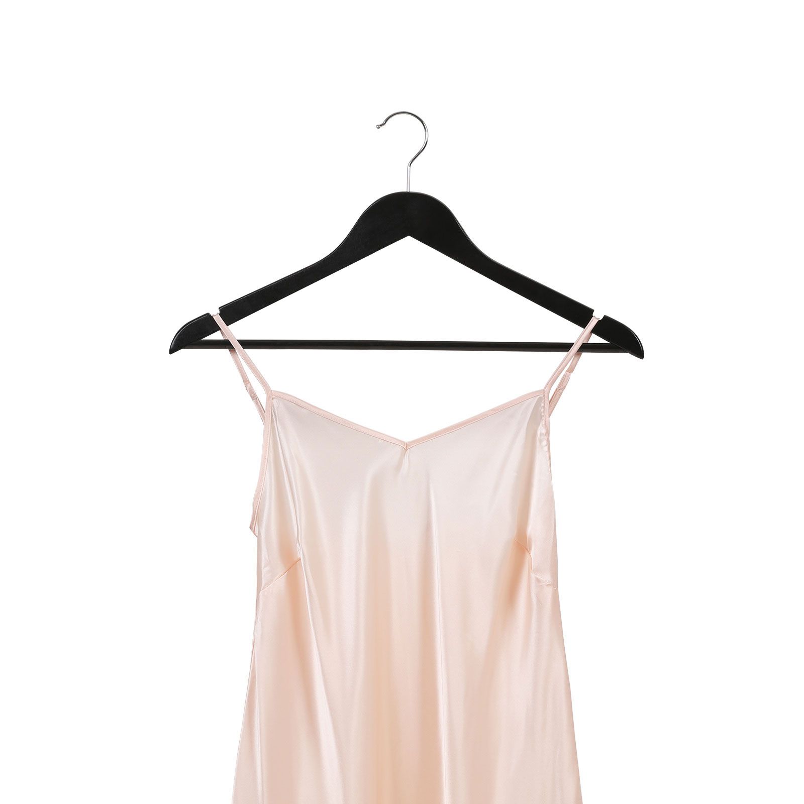 Galgar i trä 20-pack – Svarta klädhängare med halkfri stång