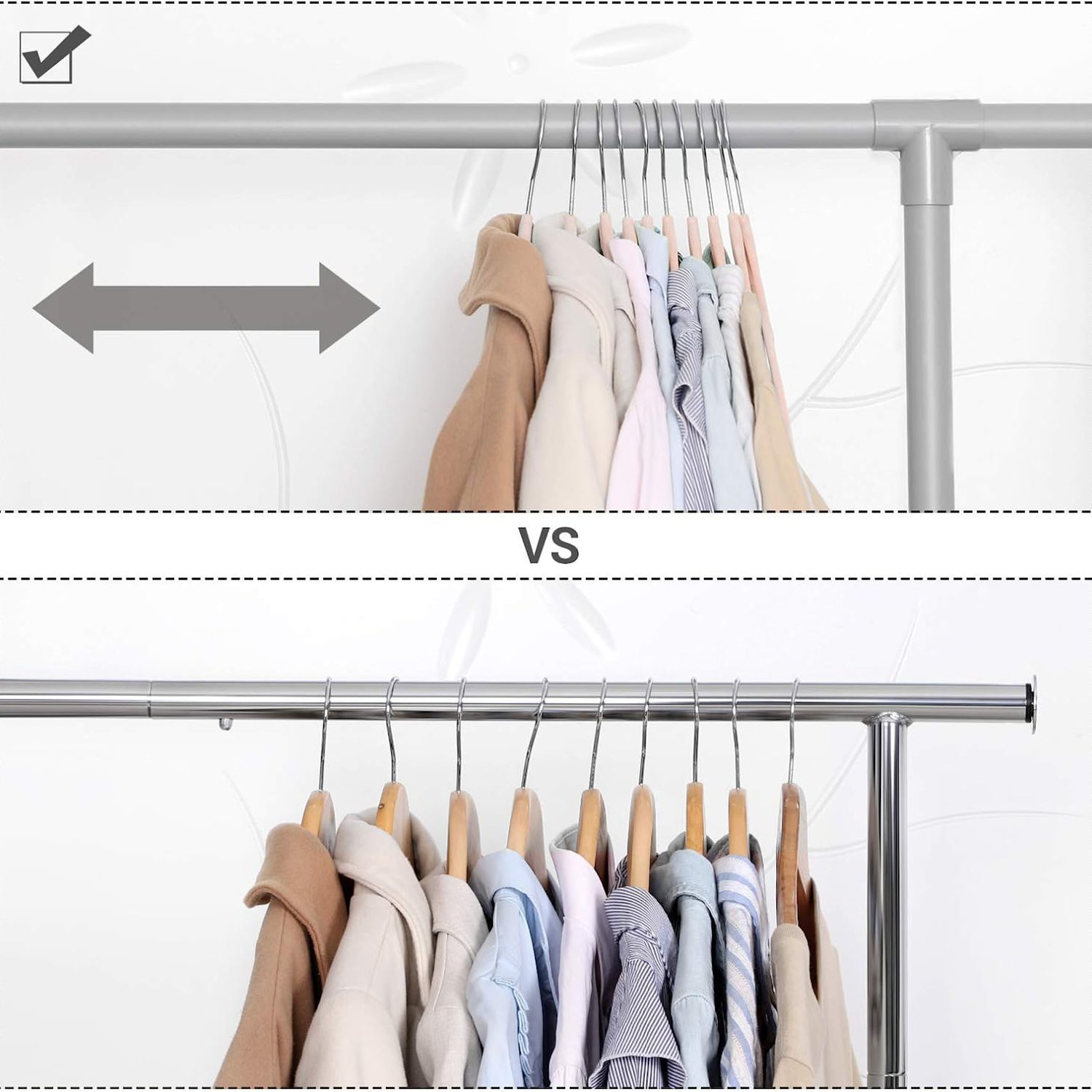 Galgar 50-pack – Ljusrosa sammetsyta och halkskydd