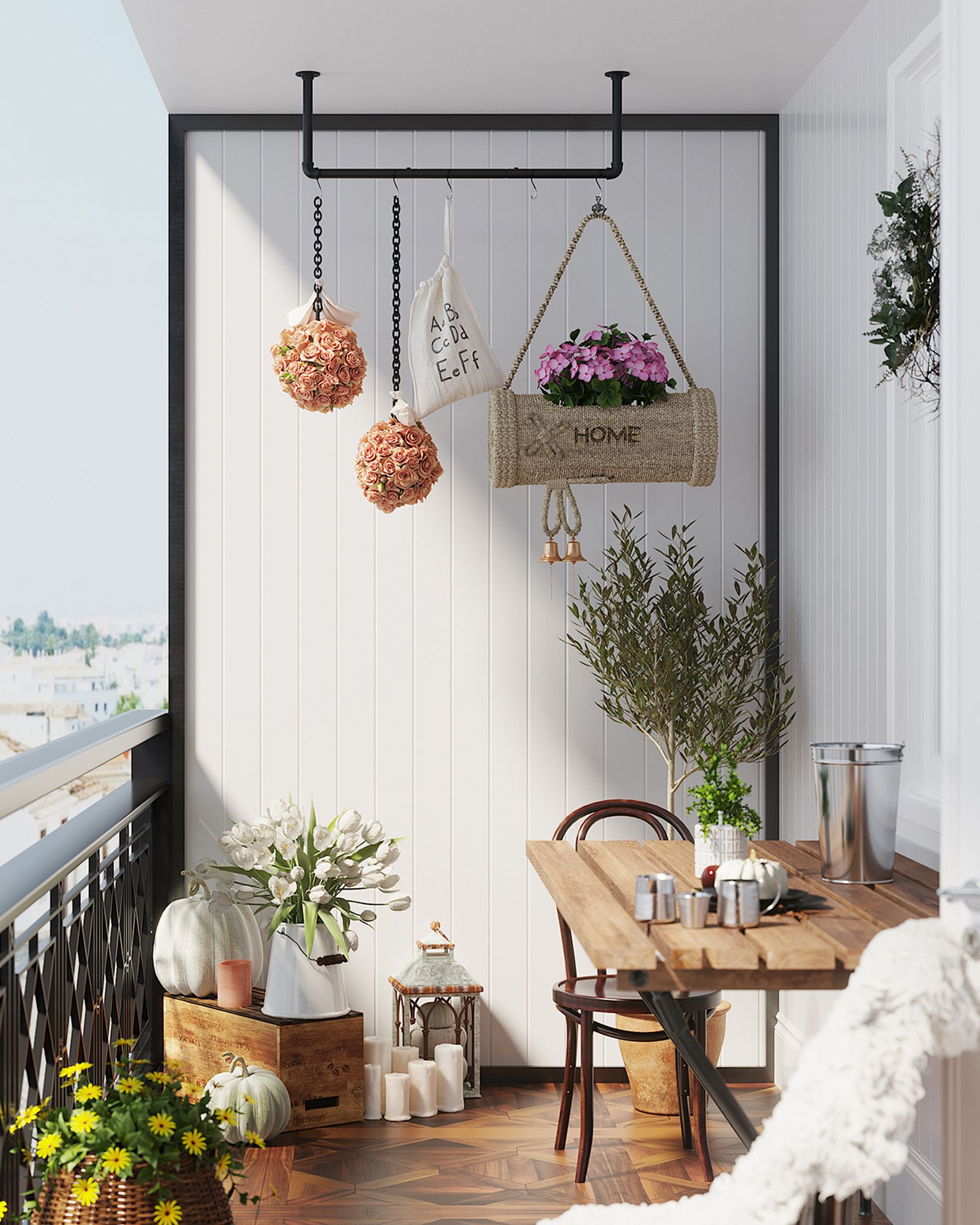 Industriella väggklädstänger, 2 st, 92 × 30 cm