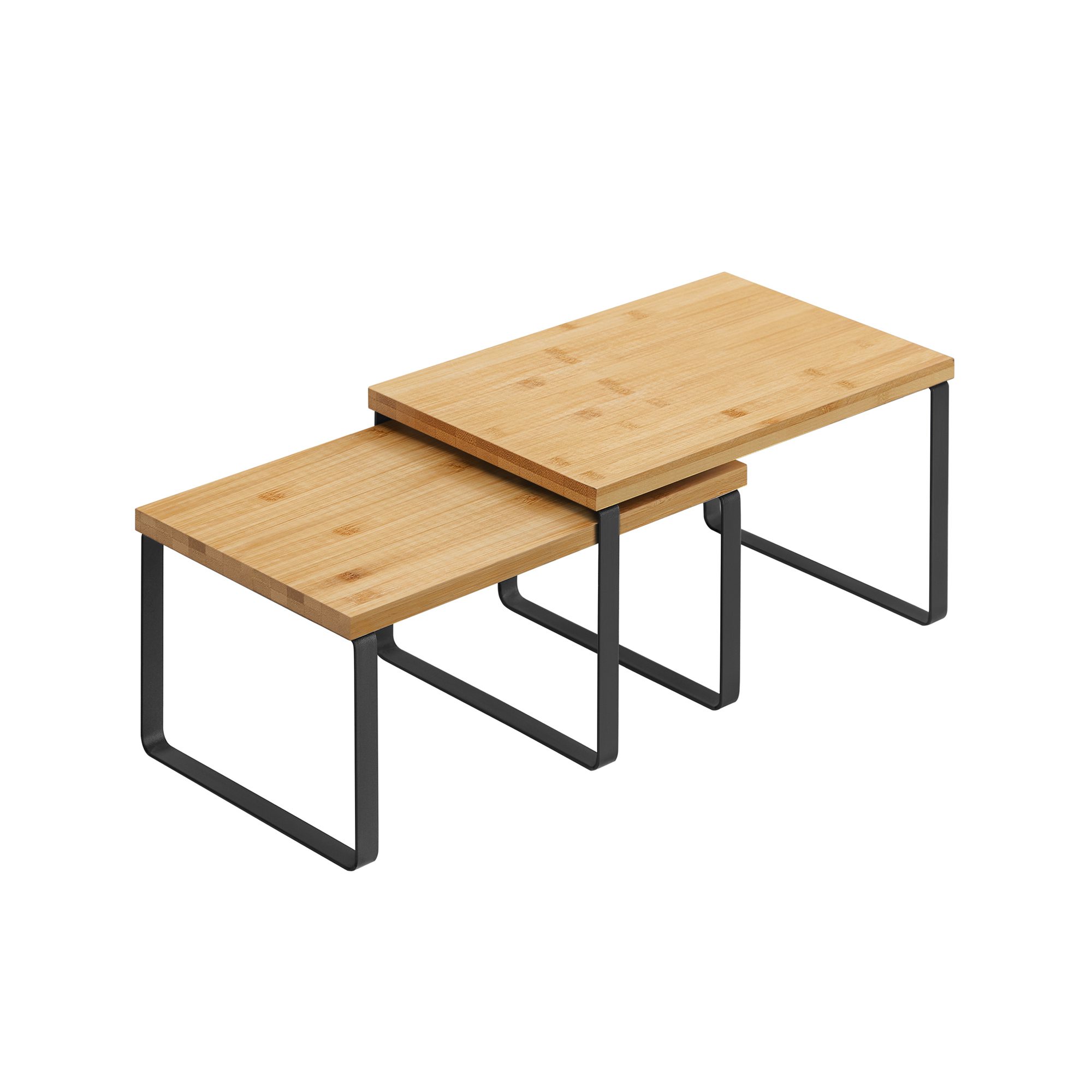 Kryddställ 2-pack, stapelbar plats-sparande arrangör