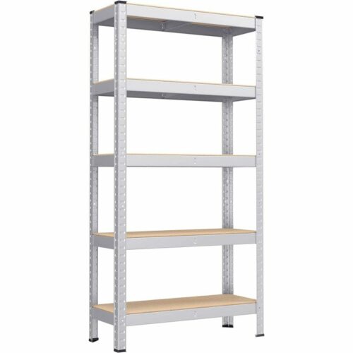 Kraftig Förvaringshylla 650 kg – 75 × 30 × 150 cm, Vit