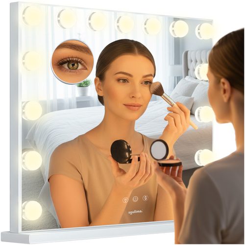Sminkspegel 58x46cm LED