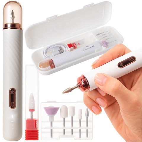Elektrisk nagelfil / nagelfräsmaskin – sladdlös manikyr & pedikyr hemma