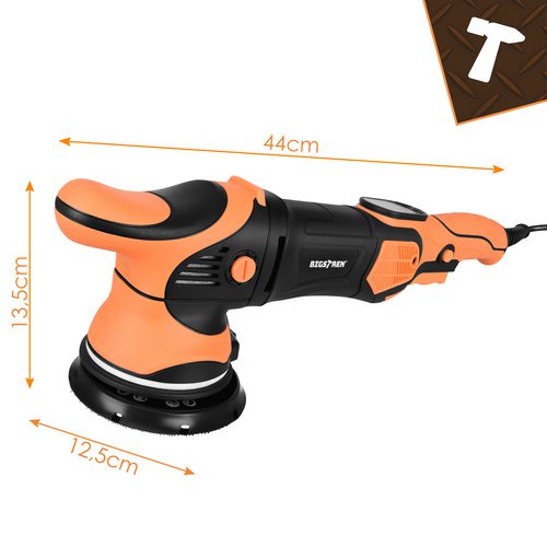 Alternative view of Bilpolermaskin 1000 W – Dubbelverkande Polermaskin med LED & 15 mm Orbit