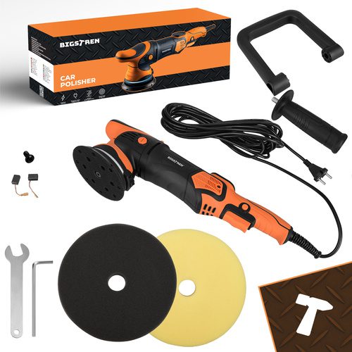 Bilpolermaskin 1000 W – Dubbelverkande Polermaskin med LED & 15 mm Orbit - Bild 12