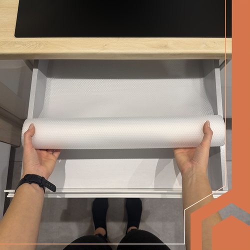 Halkskyddsmatta på Rulle 500 x 50 cm – Antiglidmatta för Lådor, Skåp & Hyllor - Bild 8