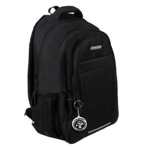 Ryggsäck 22 L – Vadderad Laptopryggsäck med Reflex, Svart - Bild 7