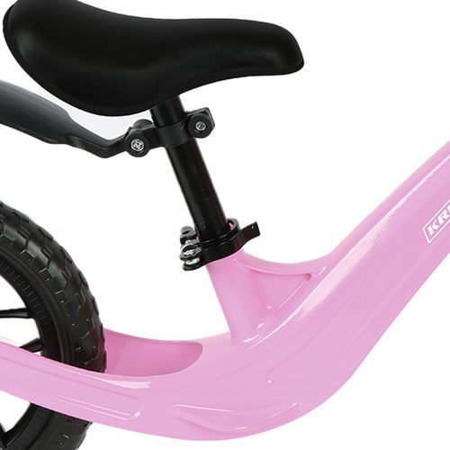 Balanscykel 12 Tum – Lätt Springcykel för Barn med Justerbar Sadel, Rosa - Bild 5