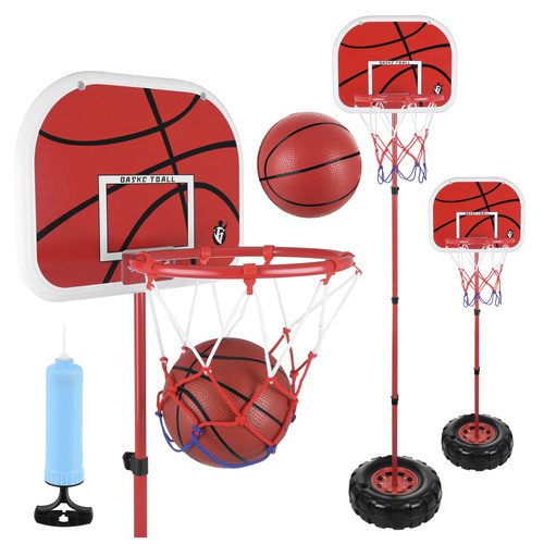 Basketkorg 170 cm – Justerbart Basketställ med Boll & Pump - Bild 19