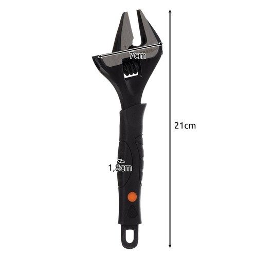 Alternative view of Justerbar Skiftnyckel 0–35 mm – Skiftnyckel i Kolstål med Ergonomiskt Handtag