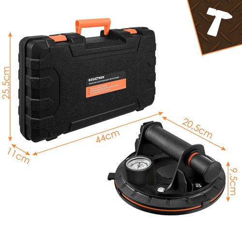 Vakuumsugkoppar 2-pack – Sugkoppar med Pump & Manometer - Bild 2