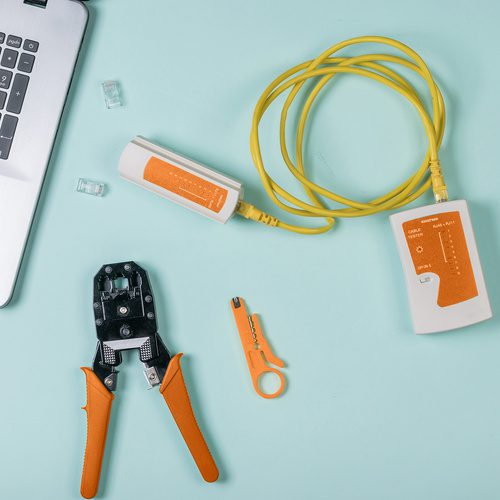 Nätverksverktygset 145 Delar – Kabeltestare RJ45/RJ11 med Pressverktyg & Väska - Bild 3