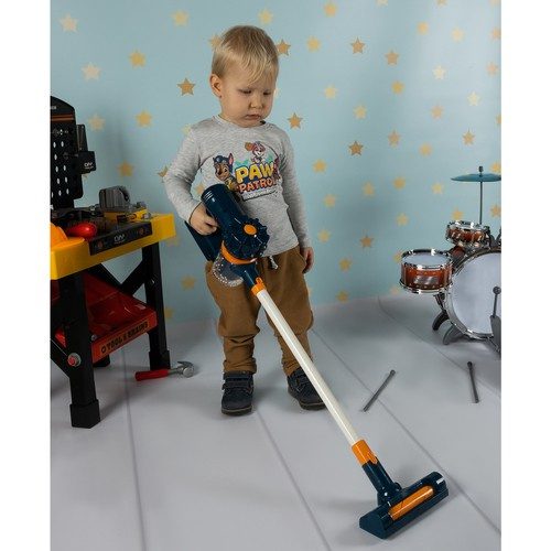 Barndammsugare – Leksaksdammsugare med Sugljud & 3 Munstycken - Bild 3