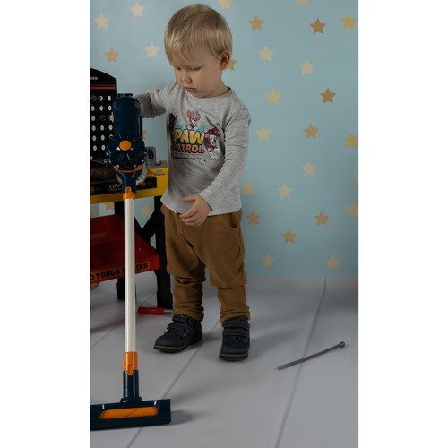 Barndammsugare – Leksaksdammsugare med Sugljud & 3 Munstycken - Bild 5