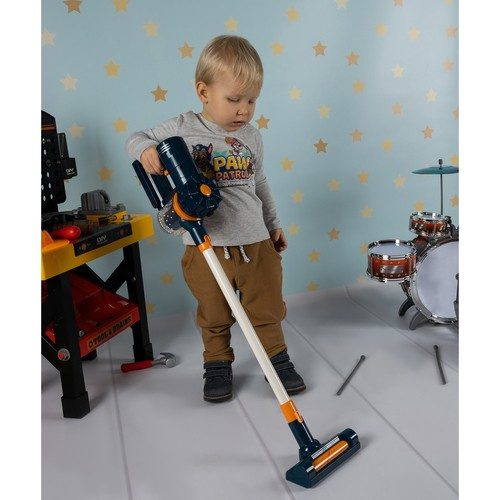 Barndammsugare – Leksaksdammsugare med Sugljud & 3 Munstycken - Bild 4