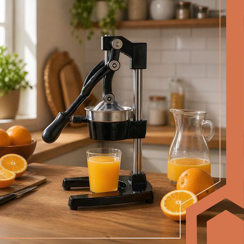 Manuell Citruspress 40 cm – Juicepress med Hävarm för Citrus & Granatäpple - Bild 4