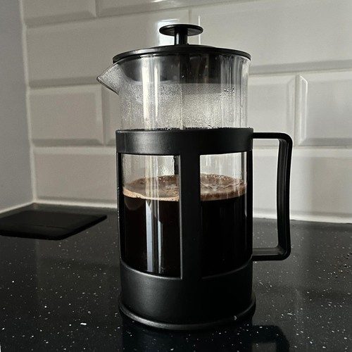 Kaffe- & Tebryggare 1 L – Presskanna i Glas med Rostfri Sil - Bild 8