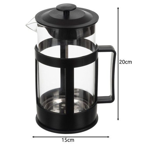 Kaffe- & Tebryggare 1 L – Presskanna i Glas med Rostfri Sil - Bild 2