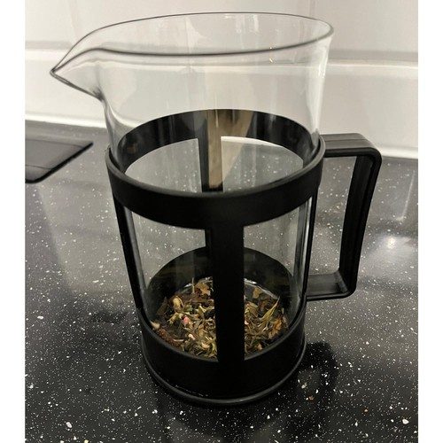 Kaffe- & Tebryggare 1 L – Presskanna i Glas med Rostfri Sil - Bild 6