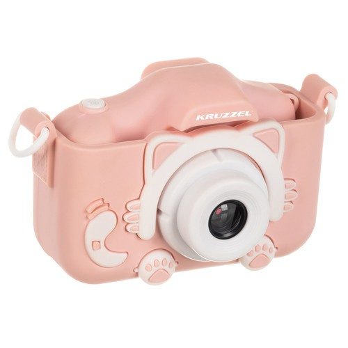 Digitalkamera för Barn – 1080P Kamera med 32 GB Minneskort, Rosa - Bild 11