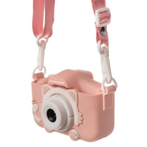 Digitalkamera för Barn – 1080P Kamera med 32 GB Minneskort, Rosa - Bild 12