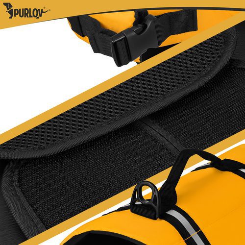 Flytväst för Hund M – Hundflytväst med Handtag, Reflex & Koppelfäste - Bild 8