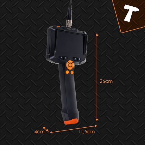 Alternative view of Inspektionskamera 5 m – Endoskop med 4,2" IPS-Skärm, LED & USB-C