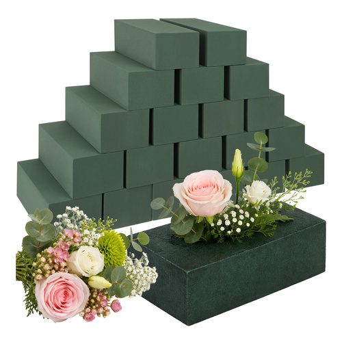 Blomsterskum 20-pack – Våtskum för Snittblommor & Blomsterarrangemang