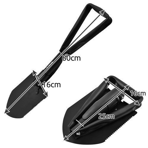Alternative view of Fällbar Spade 3-i-1 – Hopfällbar Spade med Såg, Hacka & Fodral