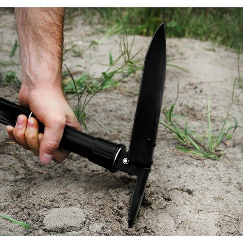 Fällbar Spade 3-i-1 – Hopfällbar Spade med Såg, Hacka & Fodral - Bild 4