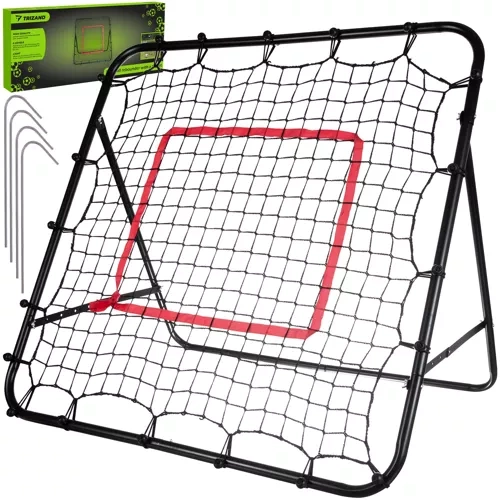 Fotbollsmål 100 x 100 cm – Träningsmål med Returnät, Siktduk & Markpinnar