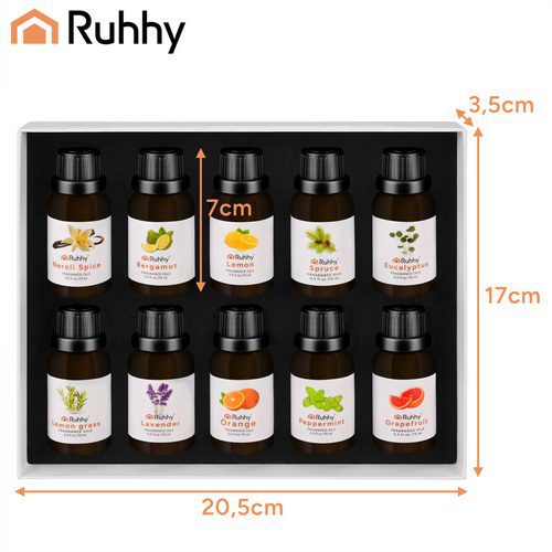 Alternative view of Doftoljor 10-pack 15 ml – Vattenlösliga Aromoljor för Diffuser & Luftfuktare