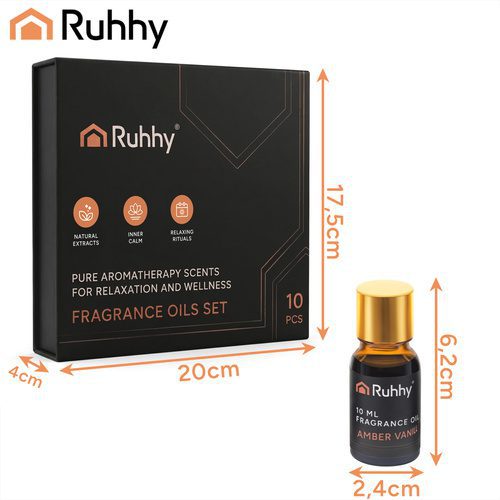 Alternative view of Doftoljor 10-pack 10 ml – Aromoljor för Diffuser, Aromalampa & Doftsten