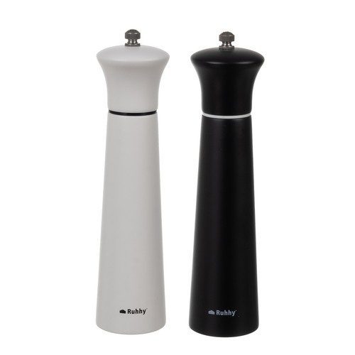 Salt- & Pepparkvarn 2-pack – Kryddkvarnar i Trä med Keramisk Malmekanism - Bild 6