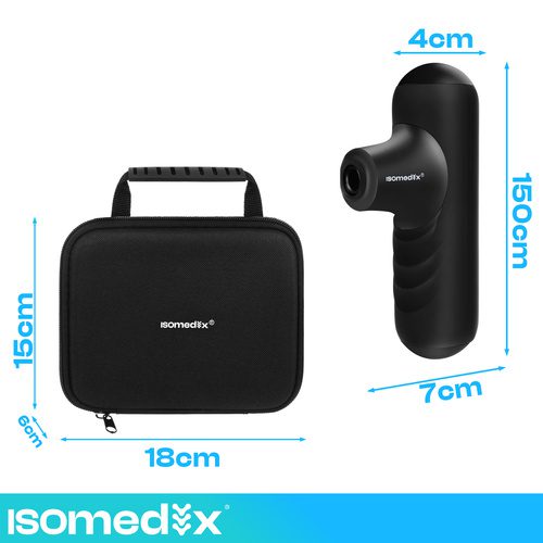 Alternative view of Mini Massagepistol – Handhållen Muskelmassage med 5 Lägen & 4 Massagehuvuden