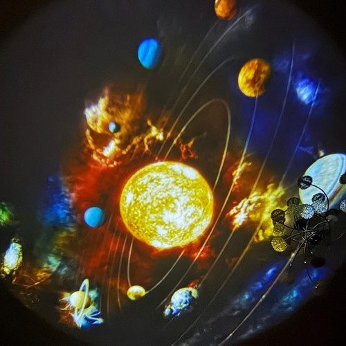 LED Stjärnprojektor – Nattlampa med 360° Rotation, 12 Bildskivor & Timer - Bild 5
