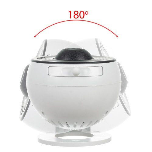 LED Stjärnprojektor – Nattlampa med 360° Rotation, 12 Bildskivor & Timer - Bild 8