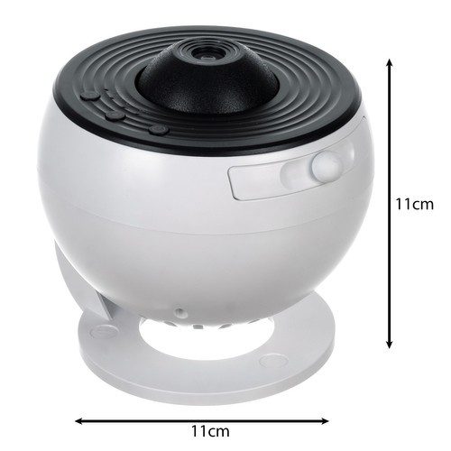 LED Stjärnprojektor – Nattlampa med 360° Rotation, 12 Bildskivor & Timer - Bild 2