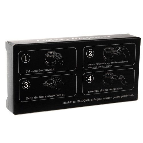 LED Stjärnprojektor – Nattlampa med 360° Rotation, 12 Bildskivor & Timer - Bild 16