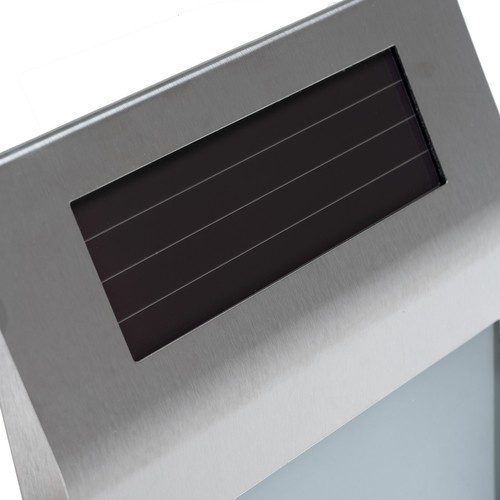 Solcellsdrivet Husnummer med LED – Belyst Husnummerskylt i Rostfritt Stål - Bild 12