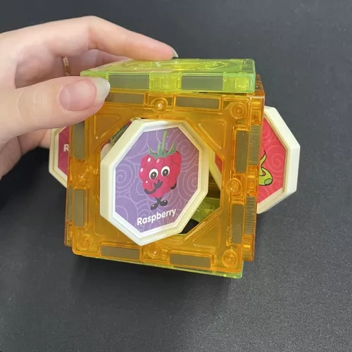 Magnetiska Byggklossar 77 Delar – Magnetbana med Lysande Bollar - Bild 8