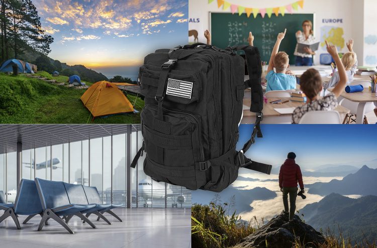 Militär Ryggsäck 35 L – Taktisk Vandringsryggsäck med MOLLE-System & Höftbälte - Bild 4